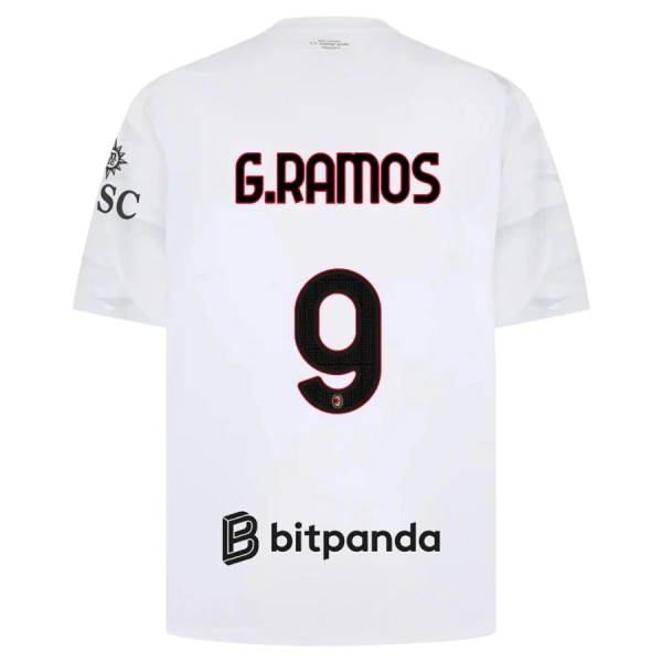 AC Milan G. Ramos 9 Fodboldtrøje Herre Udebane 26/27 AC Milan G. Ramos 9 Fodboldtrøje Herre Udebane 26/27