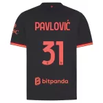 AC Milan Pavlovic 31 Fodboldtrøje Herre Tredje 26/27