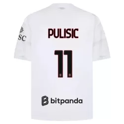 AC Milan Pulisic 11 Fodboldtrøje Herre Udebane 26/27 AC Milan Pulisic 11 Fodboldtrøje Herre Udebane 26/27