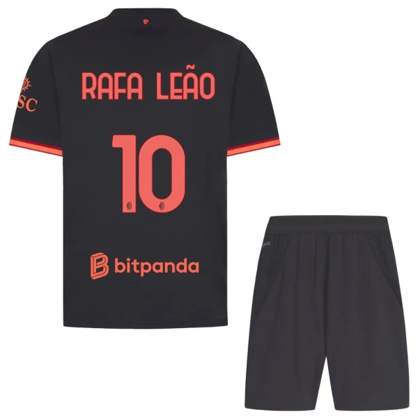 AC Milan Rafael Leao 10 Fodboldtrøje Børn Tredje 26/27 AC Milan Rafael Leao 10 Fodboldtrøje Børn Tredje 26/27