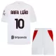 AC Milan Rafael Leao 10 Fodboldtrøje Børn Udebane 26/27 AC Milan Rafael Leao 10 Fodboldtrøje Børn Udebane 26/27