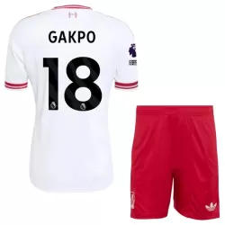 Liverpool Gakpo 18 Fodboldtrøje Børn Udebane 26/27 Liverpool Gakpo 18 Fodboldtrøje Børn Udebane 26/27