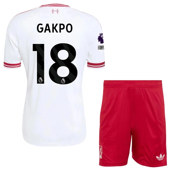 Liverpool Gakpo 18 Fodboldtrøje Børn Udebane 26/27 Liverpool Gakpo 18 Fodboldtrøje Børn Udebane 26/27