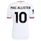 Liverpool Mac Allister 10 Fodboldtrøje Børn Udebane 26/27