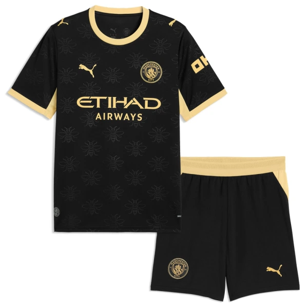 Manchester City Doku 11 Fodboldtrøje Børn Udebane 26/27
