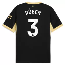 Manchester City Rúben 3 Fodboldtrøje Herre Udebane 26/27
