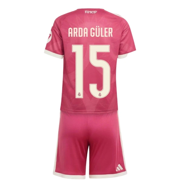 Real Madrid Arda Guler 15 Fodboldtrøje Børn Tredje 26/27 Real Madrid Arda Guler 15 Fodboldtrøje Børn Tredje 26/27