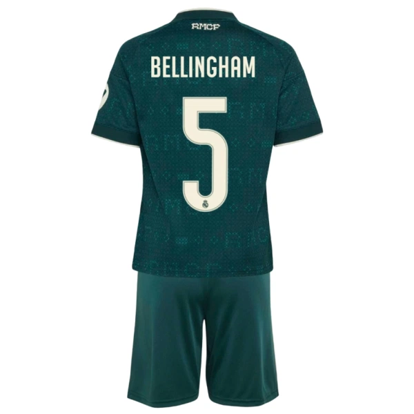Real Madrid Bellingham 5 Fodboldtrøje Børn Udebane 26/27