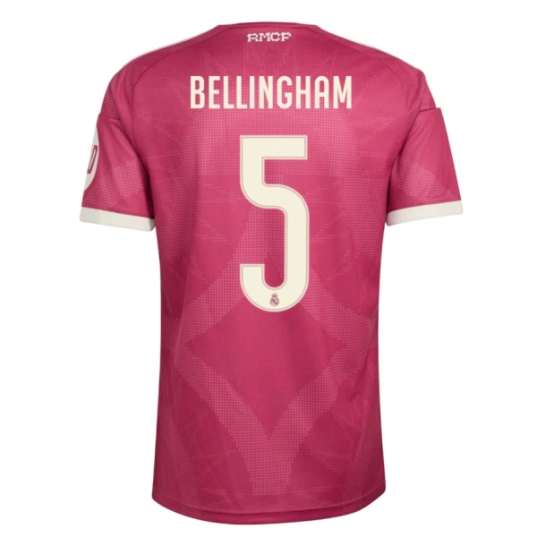 Real Madrid Bellingham 5 Fodboldtrøje Herre Tredje 26/27 Real Madrid Bellingham 5 Fodboldtrøje Herre Tredje 26/27