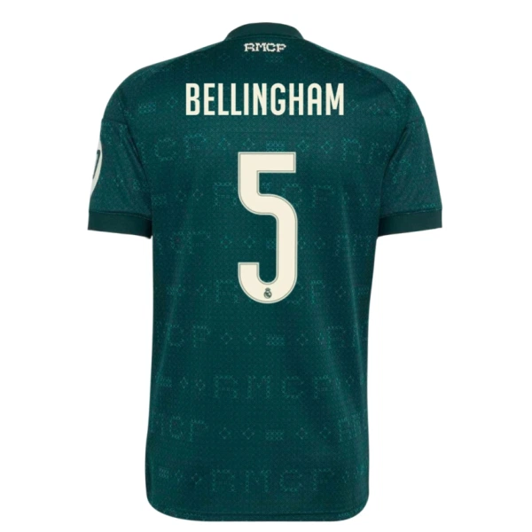 Real Madrid Bellingham 5 Fodboldtrøje Herre Udebane 26/27