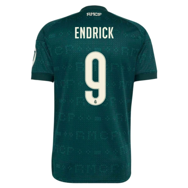 Real Madrid Endrick 9 Fodboldtrøje Herre Udebane 26/27 Real Madrid Endrick 9 Fodboldtrøje Herre Udebane 26/27