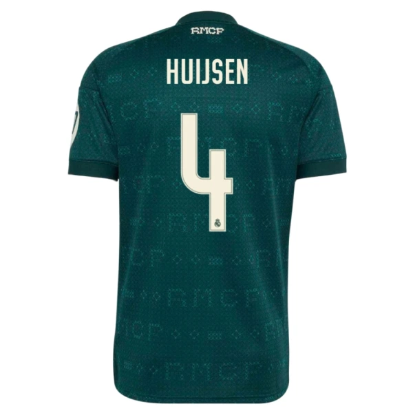 Real Madrid Huijsen 4 Fodboldtrøje Herre Udebane 26/27 Real Madrid Huijsen 4 Fodboldtrøje Herre Udebane 26/27