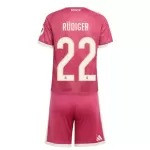 Real Madrid Rudiger 22 Fodboldtrøje Børn Tredje 26/27