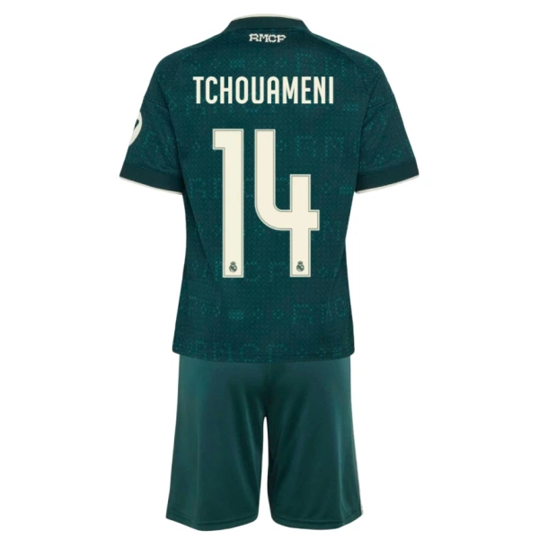 Real Madrid Tchouaméni 14 Fodboldtrøje Børn Udebane 26/27 Real Madrid Tchouaméni 14 Fodboldtrøje Børn Udebane 26/27