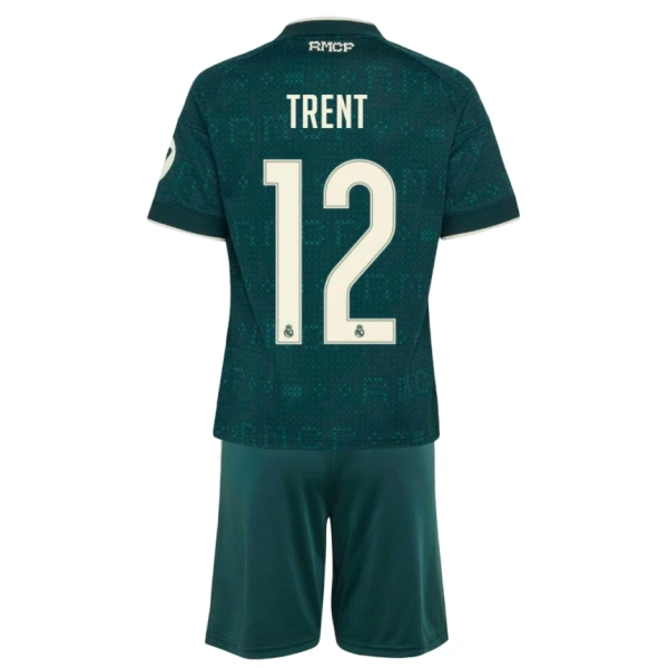 Real Madrid Trent Alexander-Arnold 12 Fodboldtrøje Børn Udebane 26/27 Real Madrid Trent Alexander-Arnold 12 Fodboldtrøje Børn Udebane 26/27
