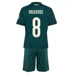Real Madrid Valverde 8 Fodboldtrøje Børn Udebane 26/27 Real Madrid Valverde 8 Fodboldtrøje Børn Udebane 26/27