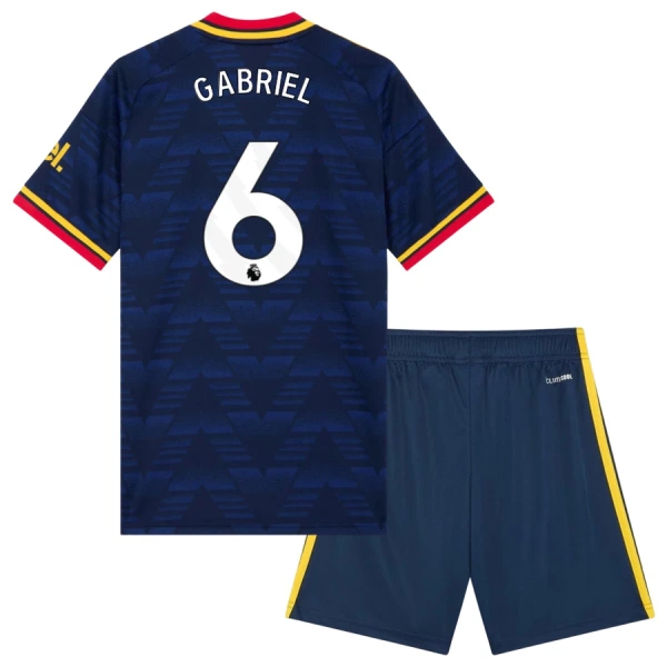 Arsenal Gabriel 6 Fodboldtrøje Børn Udebane 26/27
