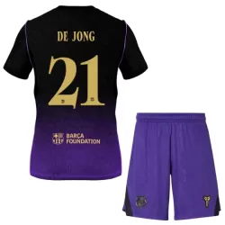 FC Barcelona Frenkie de Jong 21 Fodboldtrøje Børn Udebane 26/27