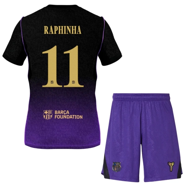 FC Barcelona Raphinha 11 Fodboldtrøje Børn Udebane 26/27 FC Barcelona Raphinha 11 Fodboldtrøje Børn Udebane 26/27