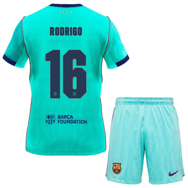 FC Barcelona Rodrigo 16 Fodboldtrøje Børn Tredje 26/27 FC Barcelona Rodrigo 16 Fodboldtrøje Børn Tredje 26/27