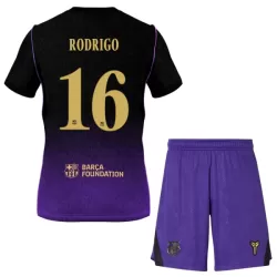 FC Barcelona Rodrigo 16 Fodboldtrøje Børn Udebane 26/27 FC Barcelona Rodrigo 16 Fodboldtrøje Børn Udebane 26/27