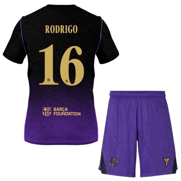 FC Barcelona Rodrigo 16 Fodboldtrøje Børn Udebane 26/27 FC Barcelona Rodrigo 16 Fodboldtrøje Børn Udebane 26/27