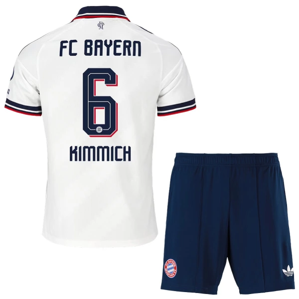 FC Bayern München Kimmich 6 Fodboldtrøje Børn Udebane 26/27 FC Bayern München Kimmich 6 Fodboldtrøje Børn Udebane 26/27
