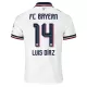 FC Bayern München Luis Díaz 14 Fodboldtrøje Børn Udebane 26/27