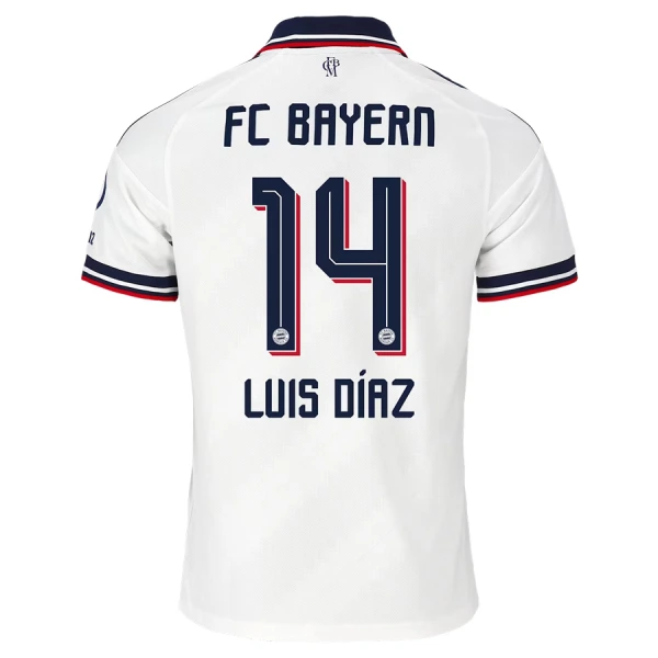 FC Bayern München Luis Díaz 14 Fodboldtrøje Herre Udebane 26/27 FC Bayern München Luis Díaz 14 Fodboldtrøje Herre Udebane 26/27