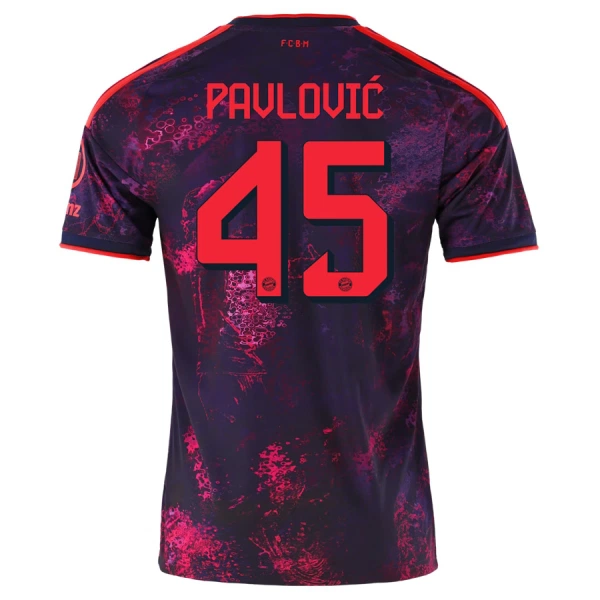 FC Bayern München Pavlovic 45 Fodboldtrøje Herre Tredje 26/27 FC Bayern München Pavlovic 45 Fodboldtrøje Herre Tredje 26/27