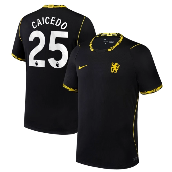 Chelsea Caicedo 25 Fodboldtrøje Herre Udebane 26/27 Chelsea Caicedo 25 Fodboldtrøje Herre Udebane 26/27