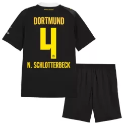 Borussia Dortmund N. Schlotterbeck 4 Fodboldtrøje Børn Udebane 26/27 Borussia Dortmund N. Schlotterbeck 4 Fodboldtrøje Børn Udebane 26/27