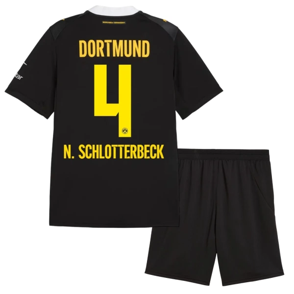 Borussia Dortmund N. Schlotterbeck 4 Fodboldtrøje Børn Udebane 26/27