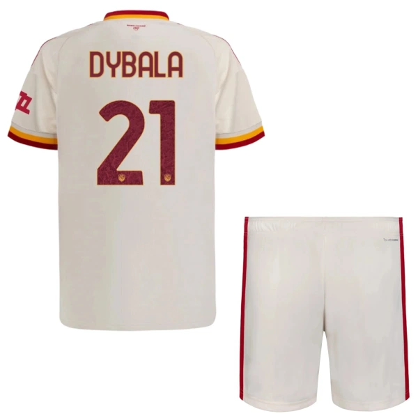 AS Roma Dybala 21 Fodboldtrøje Børn Udebane 26/27