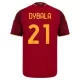 AS Roma Dybala 21 Fodboldtrøje Herre Hjemmebane 26/27