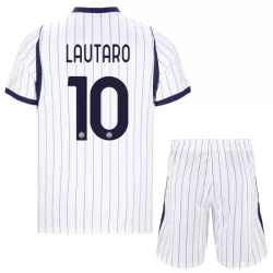 Inter Milan Lautaro 10 Fodboldtrøje Børn Udebane 26/27 Inter Milan Lautaro 10 Fodboldtrøje Børn Udebane 26/27