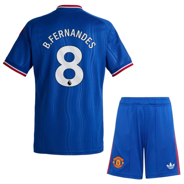 Manchester United Bruno Fernandes 8 Fodboldtrøje Børn Udebane 26/27 Manchester United Bruno Fernandes 8 Fodboldtrøje Børn Udebane 26/27
