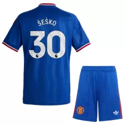 Manchester United Sesko 30 Fodboldtrøje Børn Udebane 26/27 Manchester United Sesko 30 Fodboldtrøje Børn Udebane 26/27