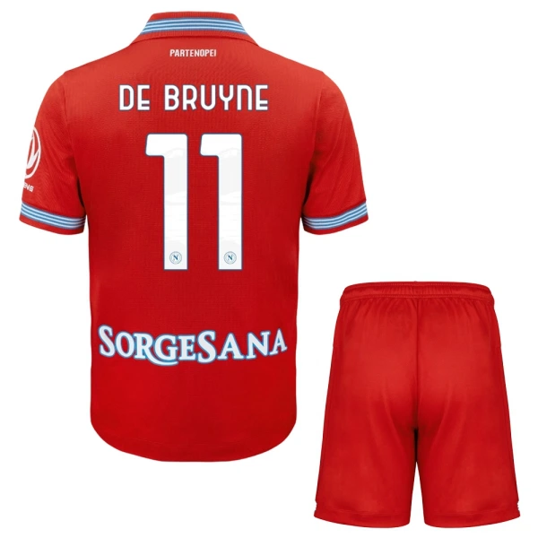 Napoli De Bruyne 11 Fodboldtrøje Børn Tredje 26/27 Napoli De Bruyne 11 Fodboldtrøje Børn Tredje 26/27