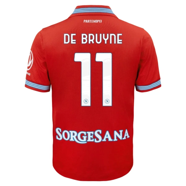 Napoli De Bruyne 11 Fodboldtrøje Herre Tredje 26/27 Napoli De Bruyne 11 Fodboldtrøje Herre Tredje 26/27