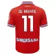 Napoli De Bruyne 11 Fodboldtrøje Herre Tredje 26/27 Napoli De Bruyne 11 Fodboldtrøje Herre Tredje 26/27