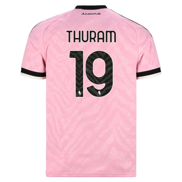 Juventus Thuram 19 Fodboldtrøje Herre Udebane 26/27 Juventus Thuram 19 Fodboldtrøje Herre Udebane 26/27