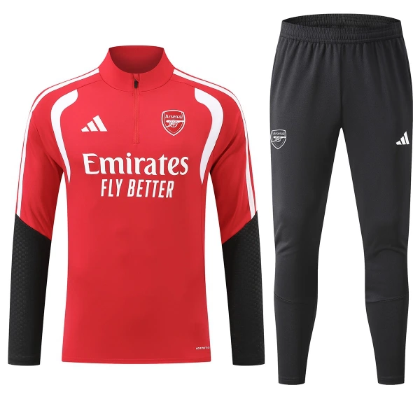 Arsenal Trænings sweatshirt sæt Herre 26/27 Rød Arsenal Trænings sweatshirt sæt Herre 26/27 Rød