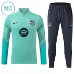 Barcelona Trænings sweatshirt sæt Børn 26/27 Grøn