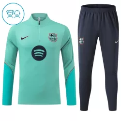 Barcelona Trænings sweatshirt sæt Børn 26/27 Grøn Barcelona Trænings sweatshirt sæt Børn 26/27 Grøn