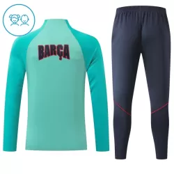 Barcelona Trænings sweatshirt sæt Børn 26/27 Grøn