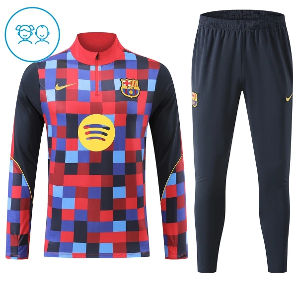 Barcelona Trænings sweatshirt sæt Børn 26/27 Rød Barcelona Trænings sweatshirt sæt Børn 26/27 Rød