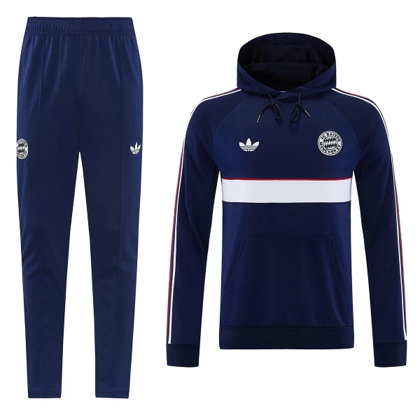 Bayern München Hoodie Trænings sweatshirt sæt Herre 26/27 Navy Bayern München Hoodie Trænings sweatshirt sæt Herre 26/27 Navy