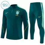 Brasilien Trænings sweatshirt sæt Børn 26/27 Grøn