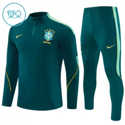 Brasilien Trænings sweatshirt sæt Børn 26/27 Grøn